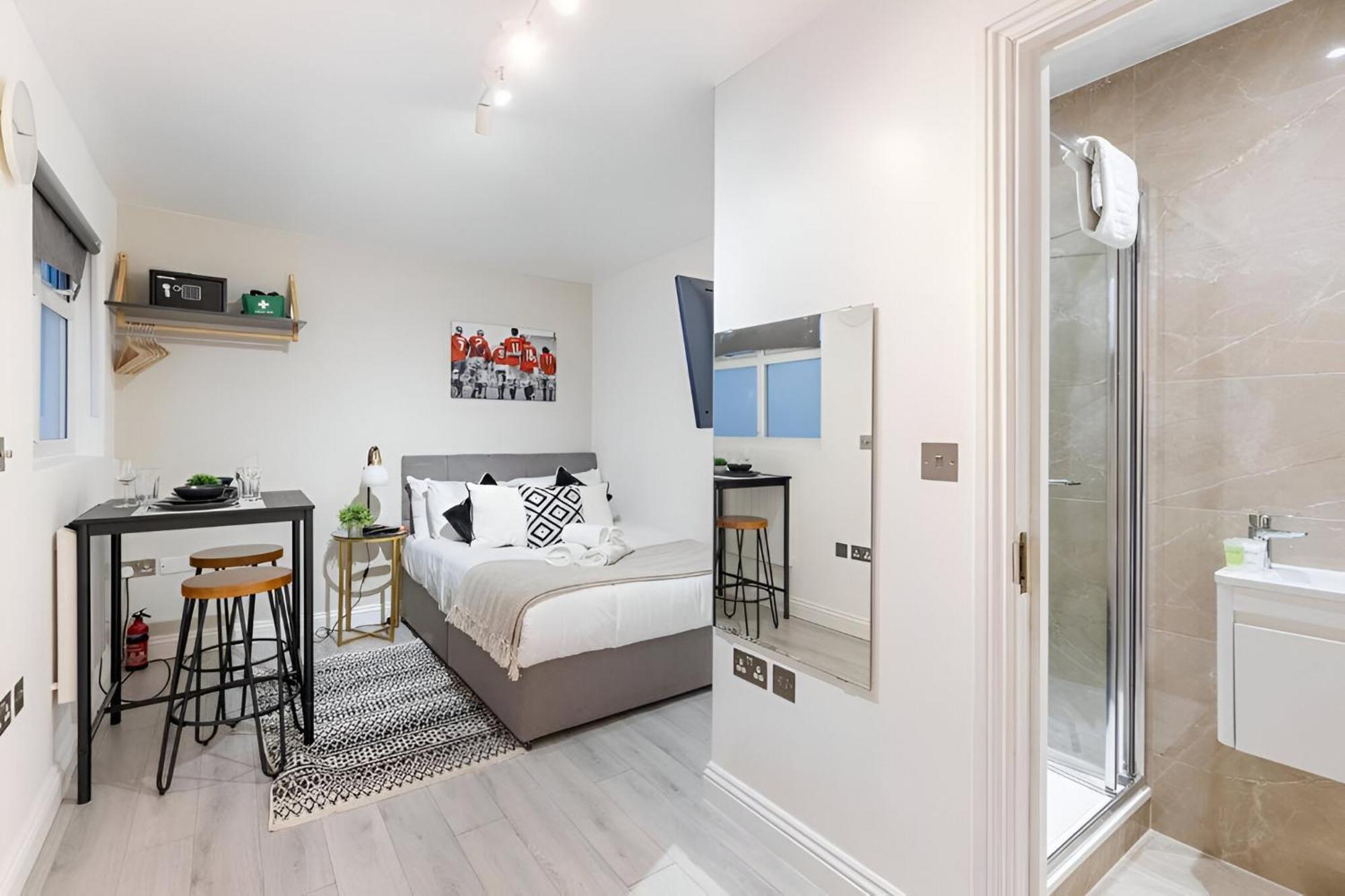 Cozy Vibes Minimalist Studio Stay Londra Exterior foto
