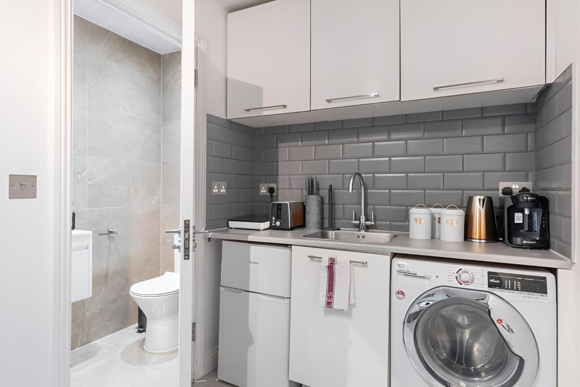 Cozy Vibes Minimalist Studio Stay Londra Exterior foto