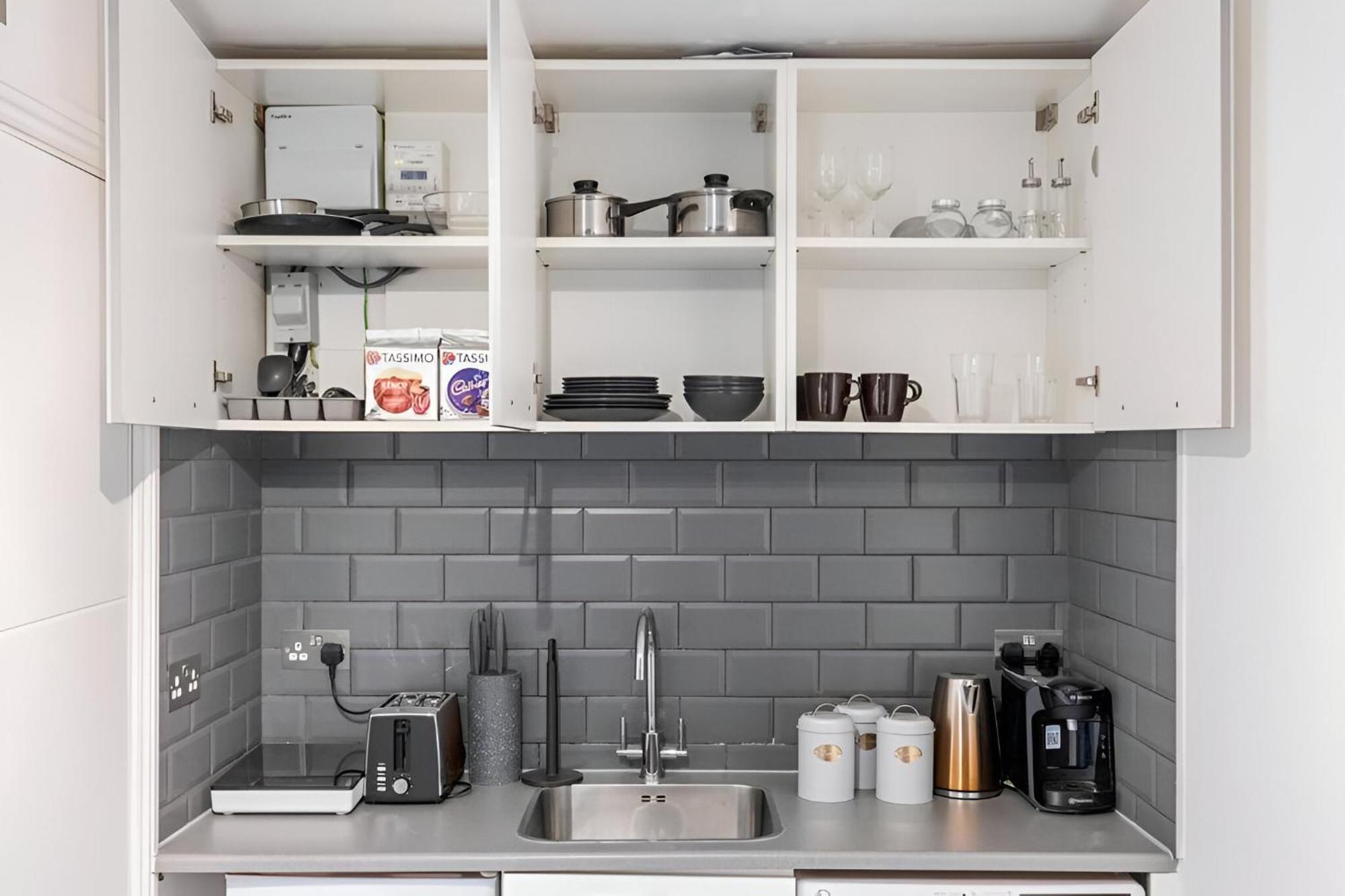 Cozy Vibes Minimalist Studio Stay Londra Exterior foto